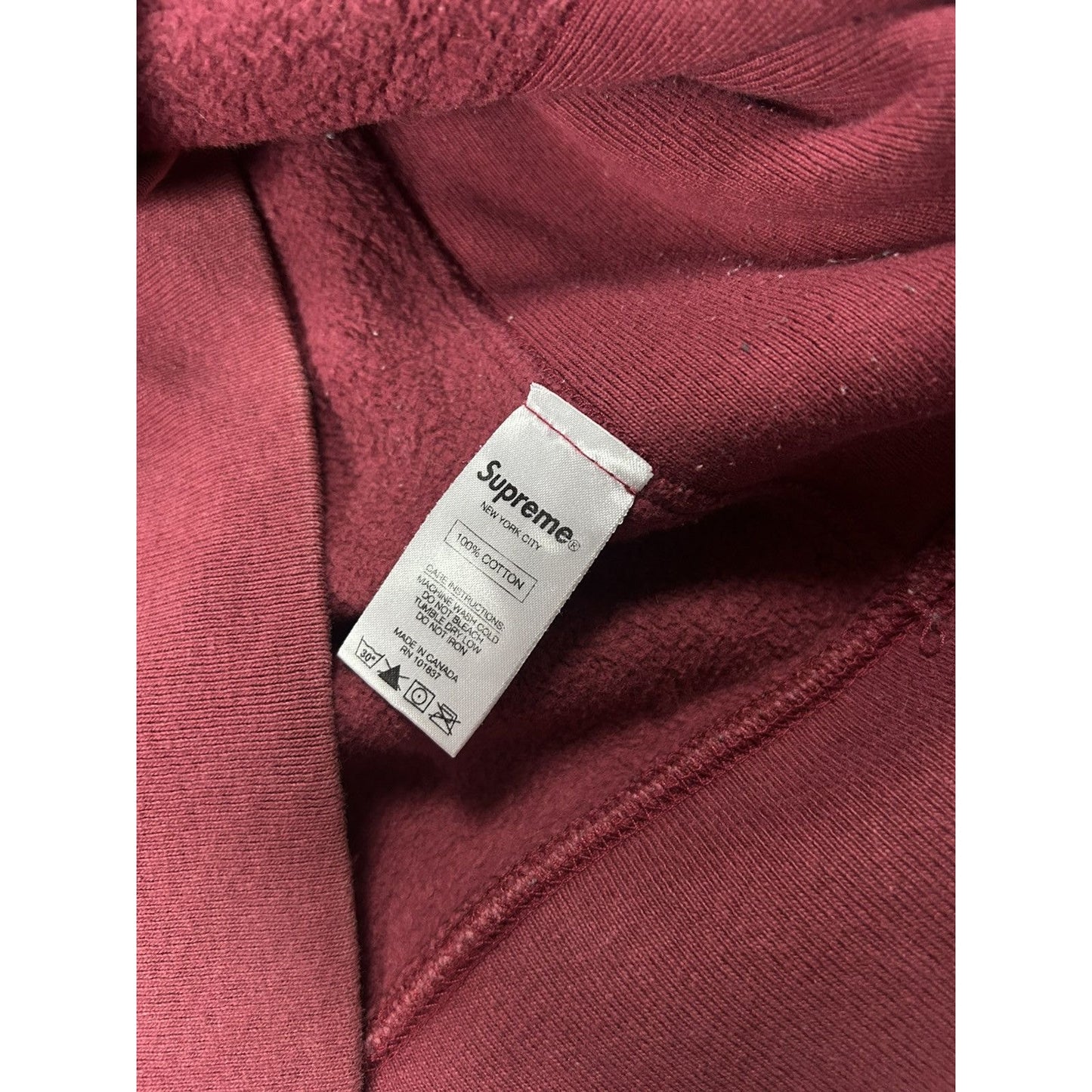 Supreme hoodie Veni Vidi Vici FW16 collage crown embroidery