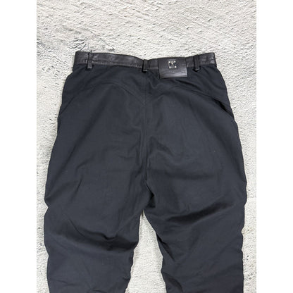 MCM Black Leather Pants Vintage