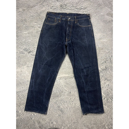 Evisu jeans daicock big logo red selvedge denim