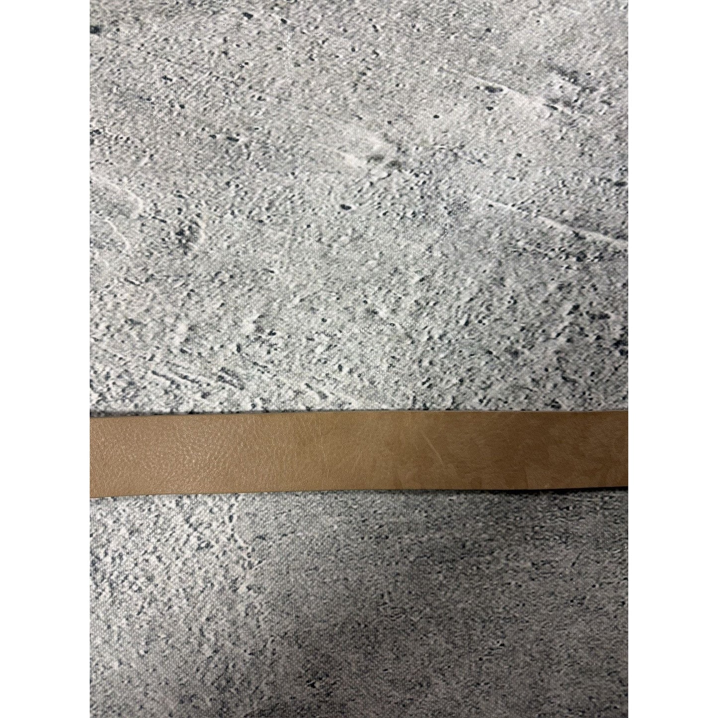 Diesel belt leather cow big buckle beige