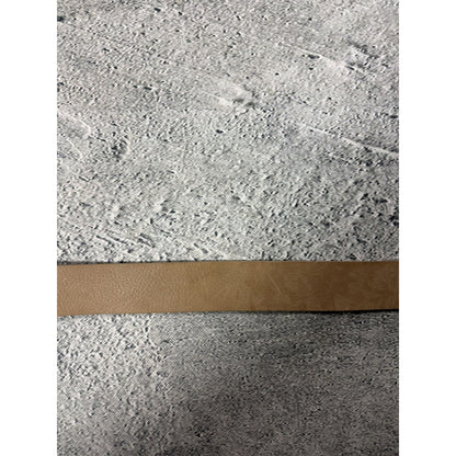 Diesel belt leather cow big buckle beige