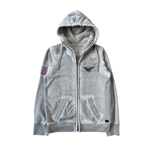 True Religion zip hoodie big logo vintage big logo Y2K