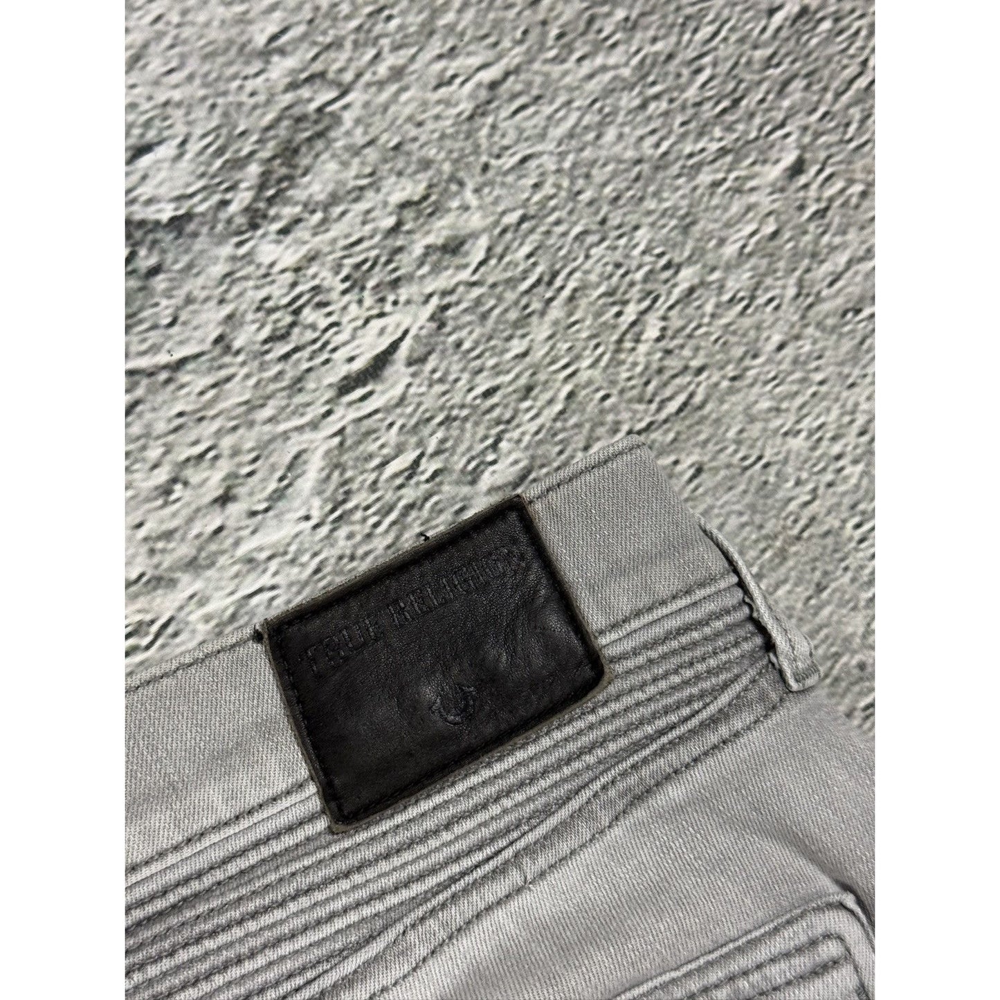 True Religion jeans biker rocco washed Y2K slim skinny
