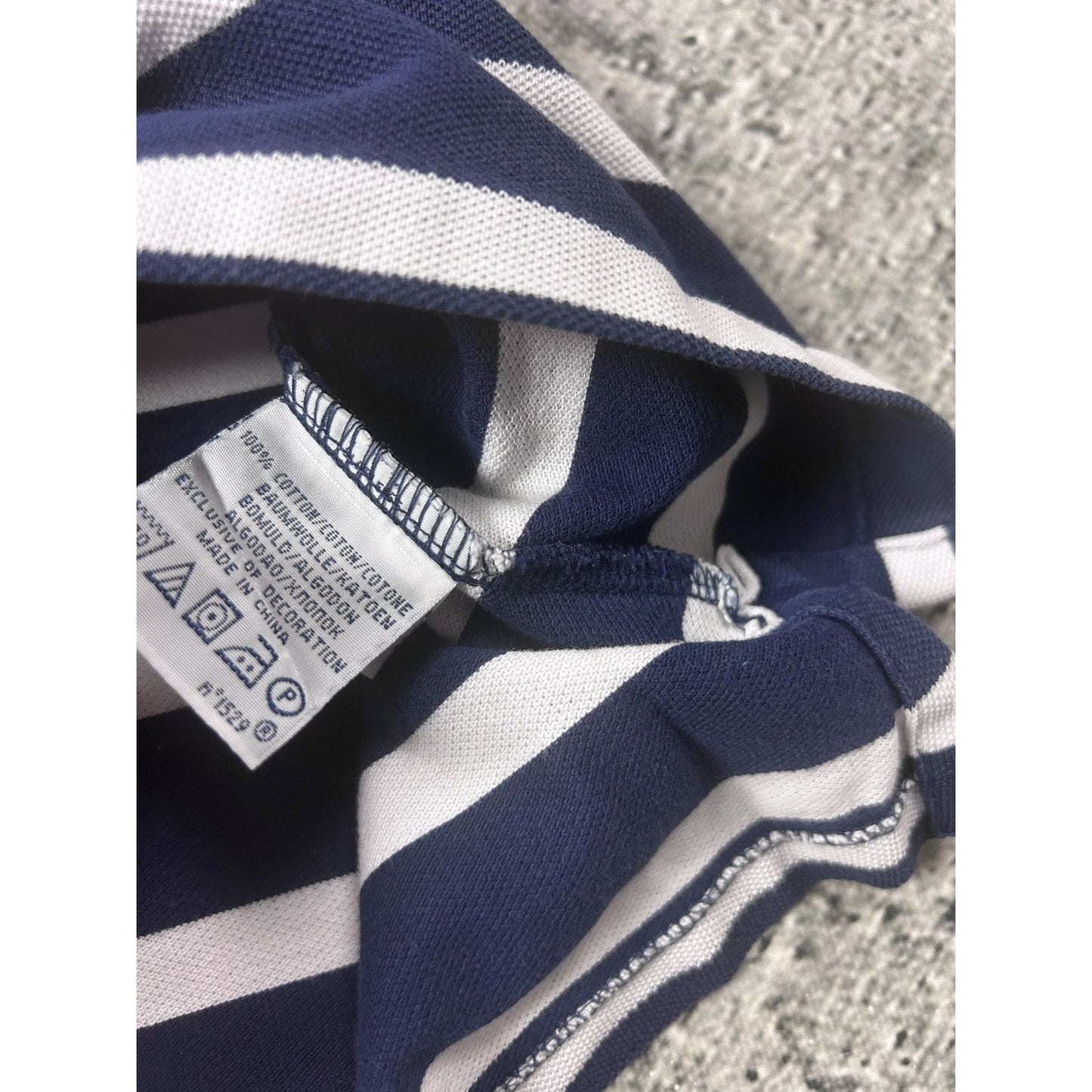 Chief Keef Polo Ralph Lauren T-shirt vintage blue striped