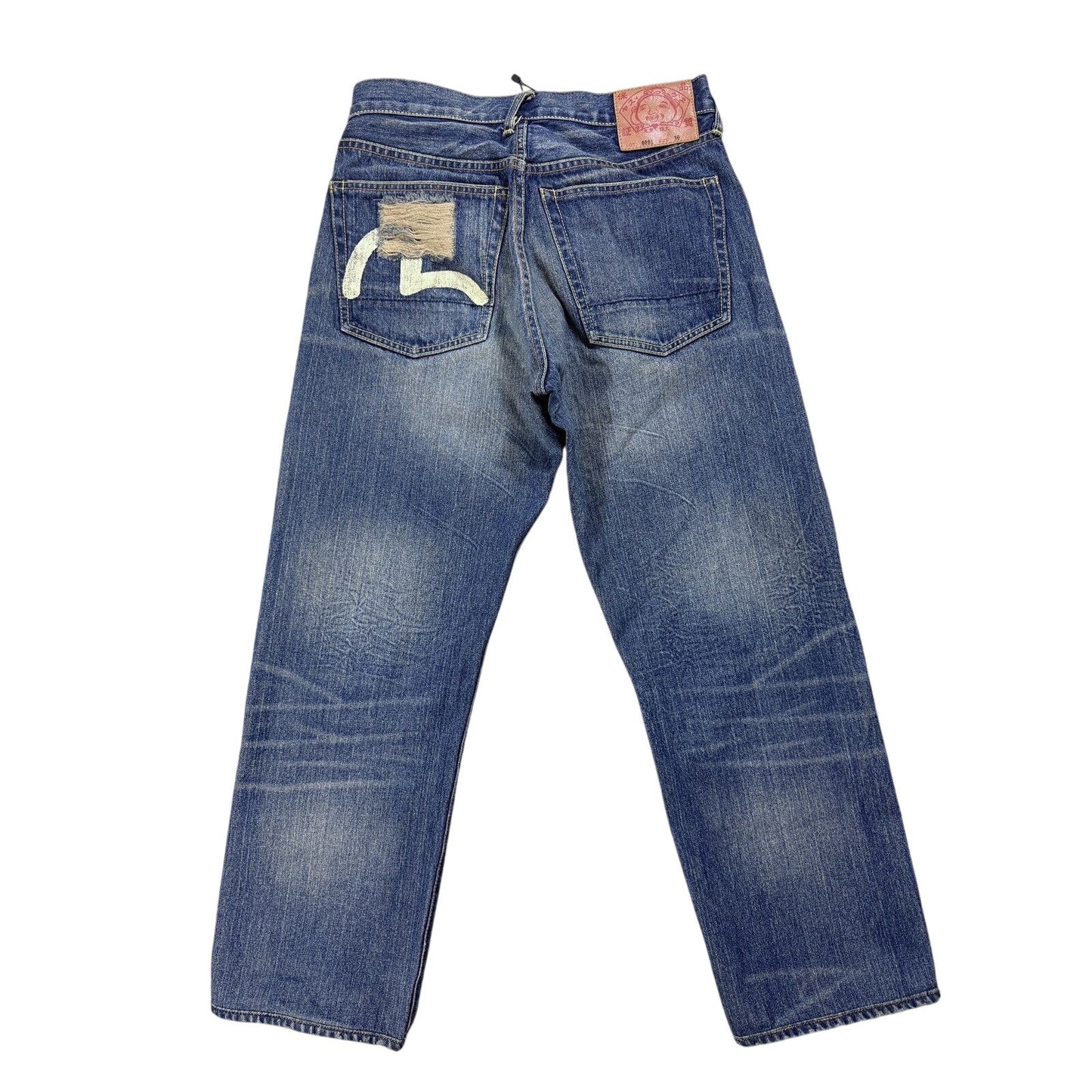 Evisu jeans vintage seagull logo selvedge denim