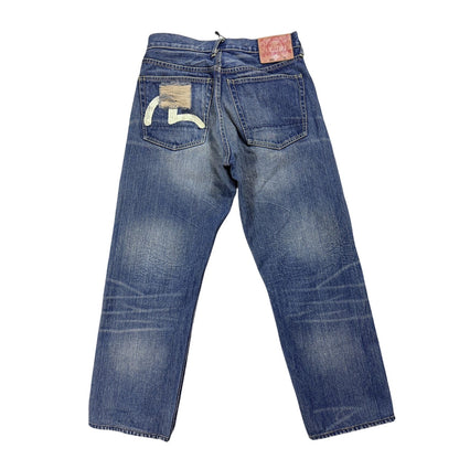 Evisu jeans vintage seagull logo selvedge denim