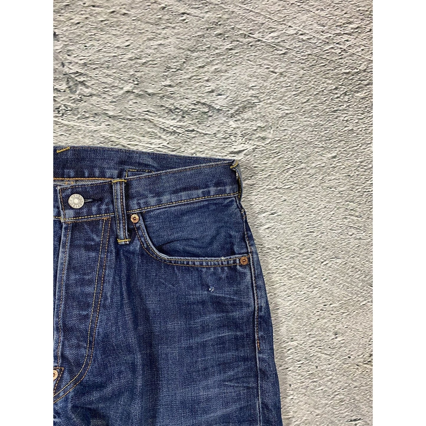 Evisu jeans daicock big logo gradient purple pink white