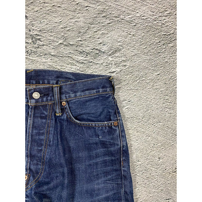 Evisu jeans daicock big logo gradient purple pink white
