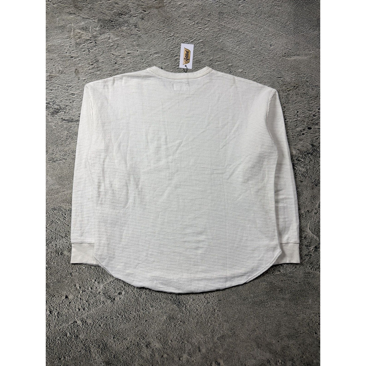 Number (N)ine NN Waffle Longsleeve thermal embroidery