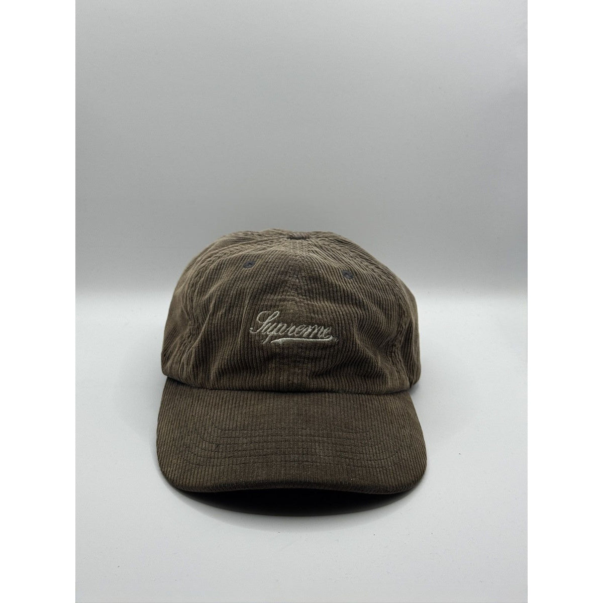 Supreme Loro Piana wool brown cap corduroy