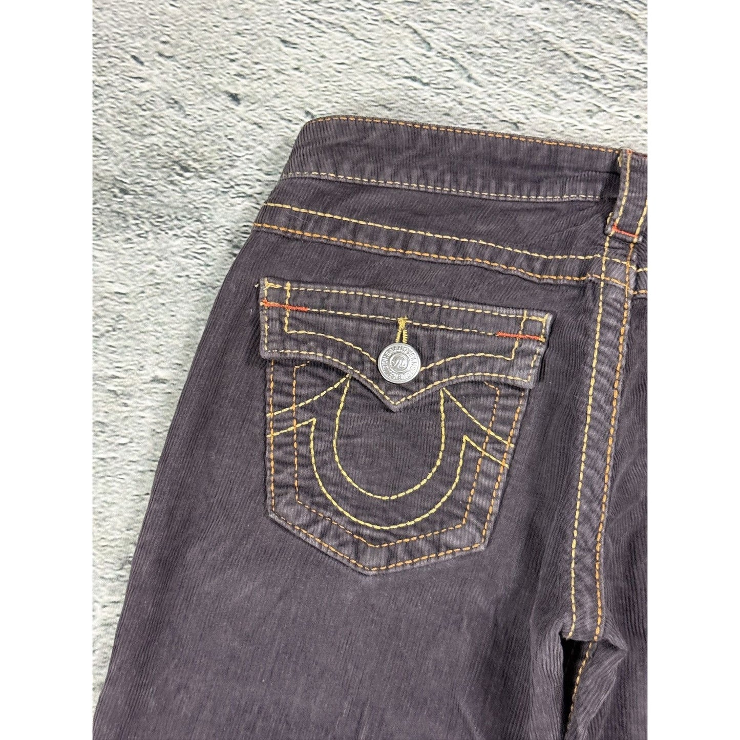 True Religion Billy Big T jeans cords corduroy pants flared