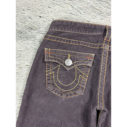 True Religion Billy Big T jeans cords corduroy pants flared