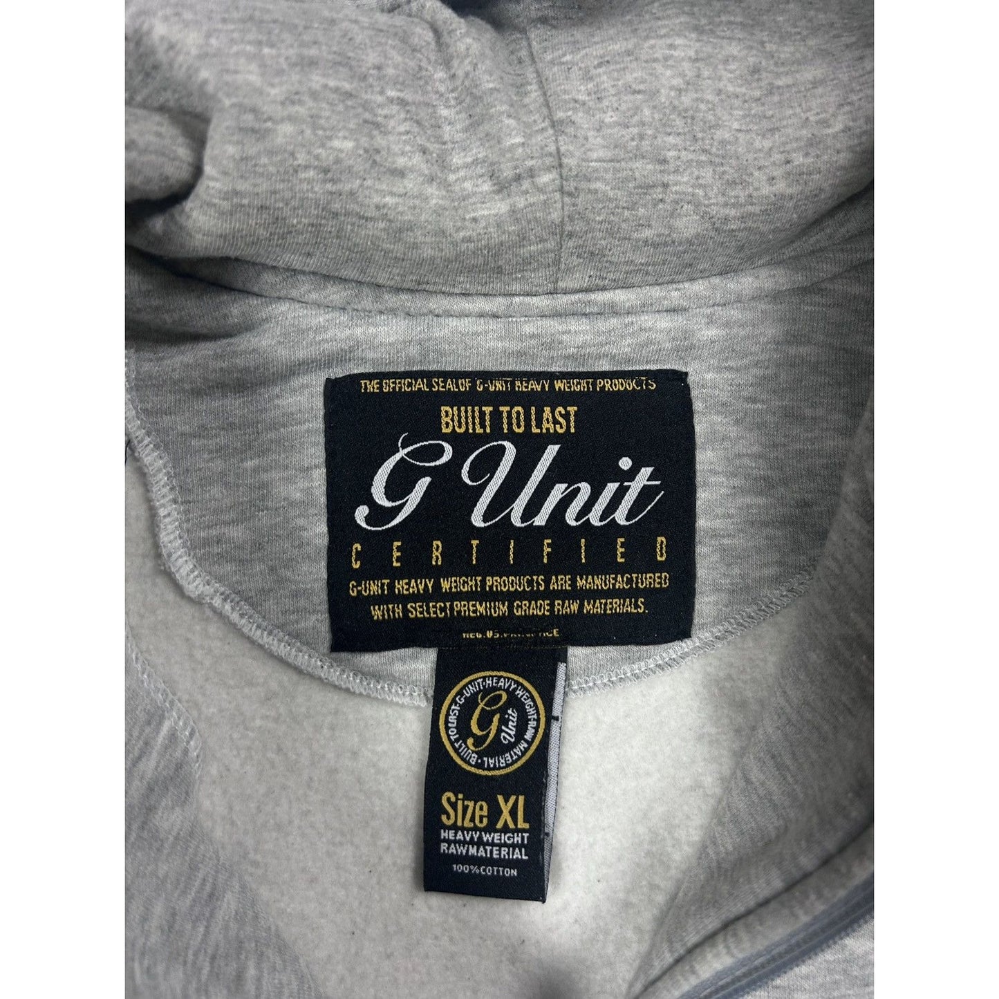 G Unit zip hoodie grey vintage hip hop 50 Cent