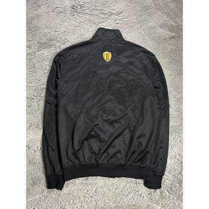 Italia zip sweatshirt vintage Y2K big logo black gold Italy