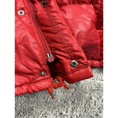 Moncler puffer jacket / vest vintage down red 2 in 1