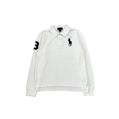 Polo Ralph Lauren vintage longsleeve white big pony