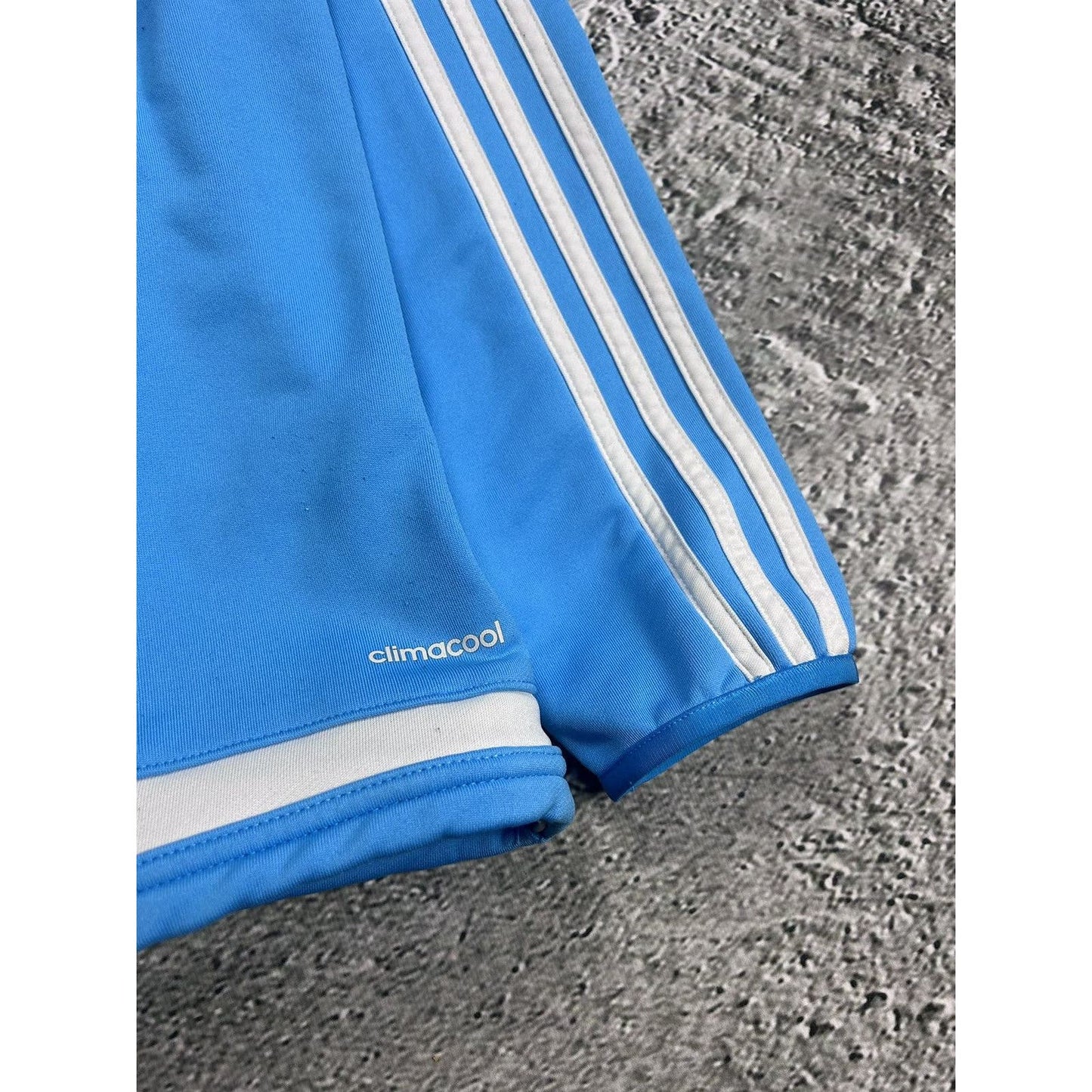 Olympique Marseille Adidas sweatshirt asymmetrical zip blue