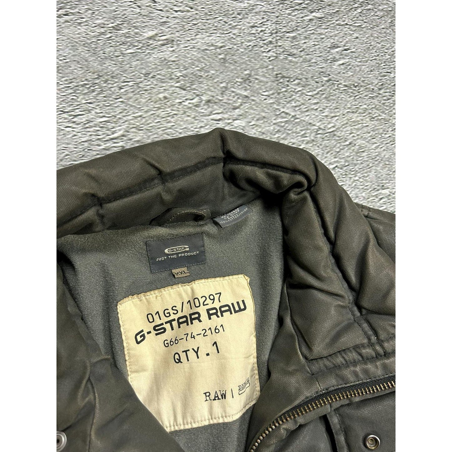 G-star Raw vintage padded jacket brown