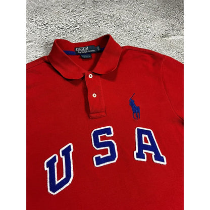 Chief Keef Polo Ralph Lauren vintage red USA big pony