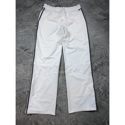 Adidas White vintage track pants baggy tiro clima365
