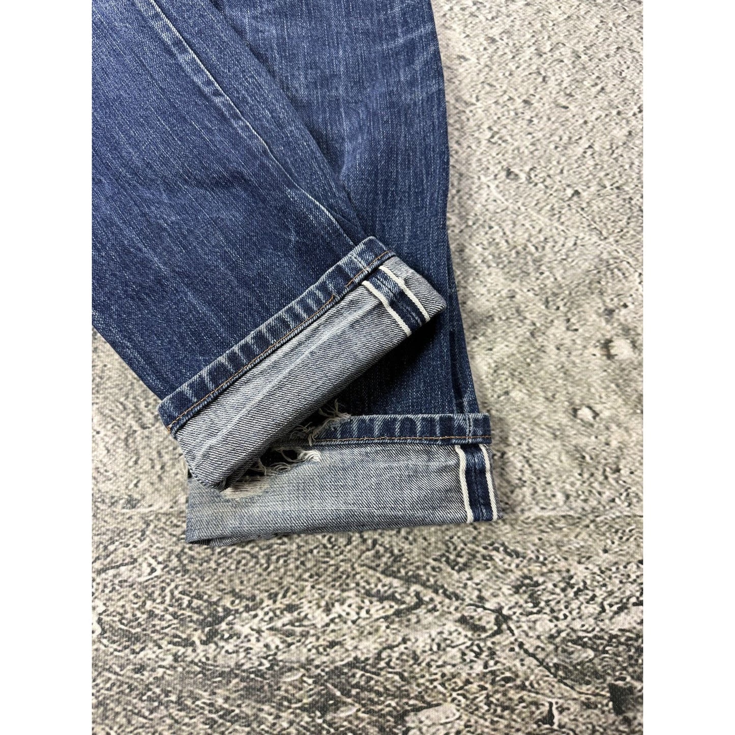 Evisu Deluxe jeans vintage Tissu Du Japon denim pants selvedge