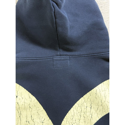 Evisu zip hoodie navy vintage daicock big logo white