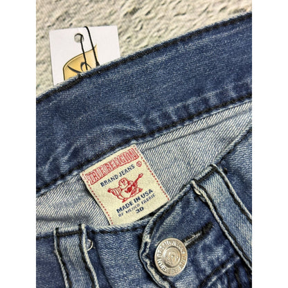 True Religion jeans vintage denim pants straight distressed