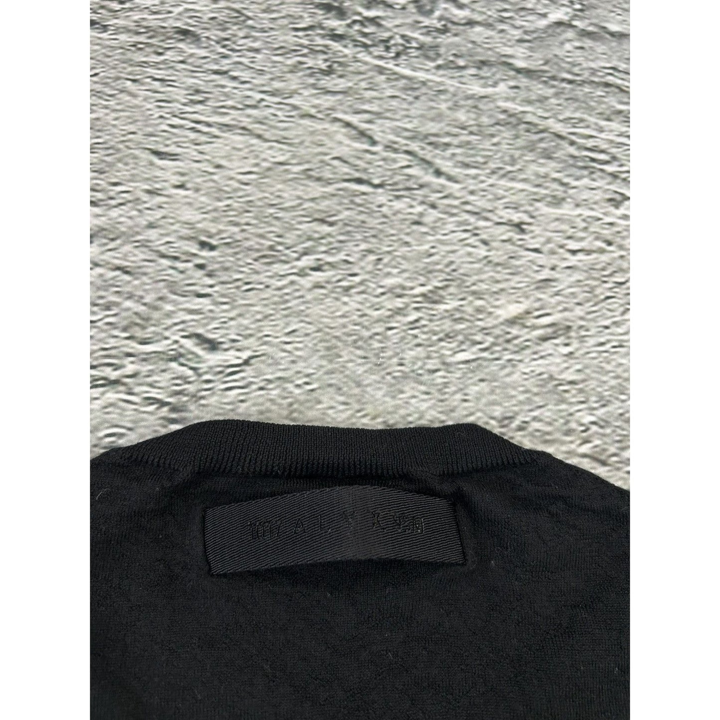 Moncler x 1017 alyx 9sm knit black sweater