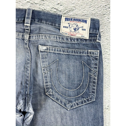 True Religion blue jeans Flag America Y2K USA Straight