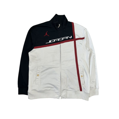Jordan track jacket zip sweatshirt vintage 2000s white