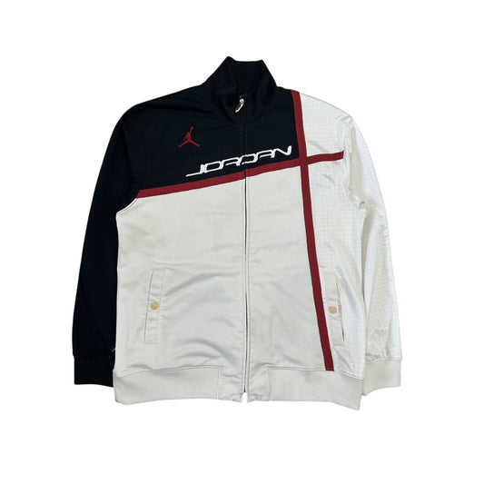 Jordan track jacket zip sweatshirt vintage 2000s white