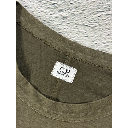 C.P. Company sweatshirt with lens khaki cargo pocket