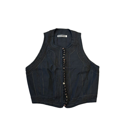 Jil Sander vest button up black