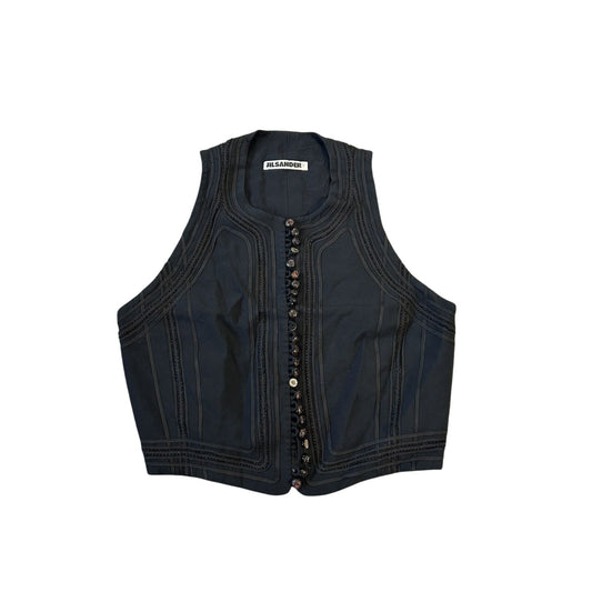 Jil Sander vest button up black
