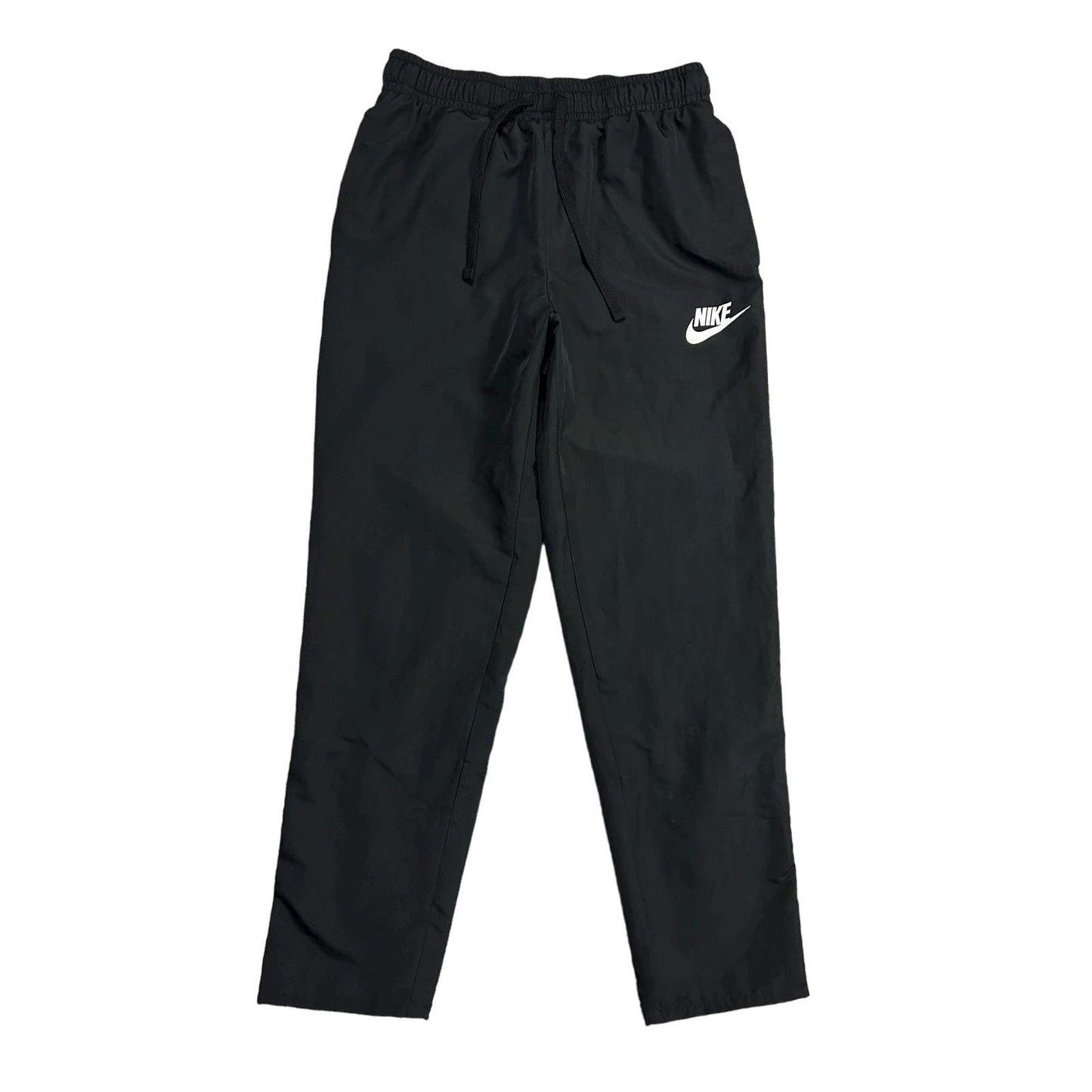 Nike vintage black track pants nylon drill Y2K