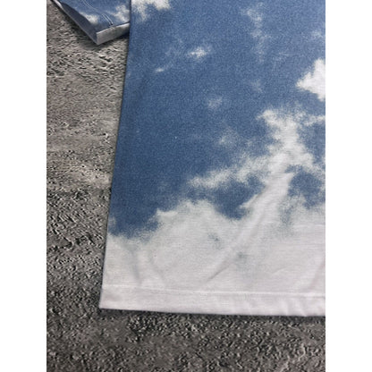 Jaded London Printed T-shirt Sky clouds blue white Y2K