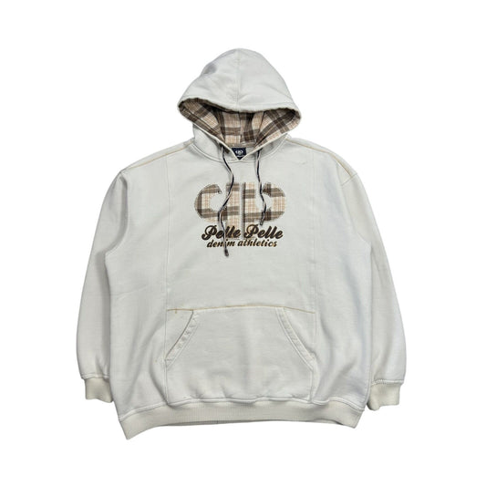 Pelle Pelle hoodie big logo 90s beige sweatshirt