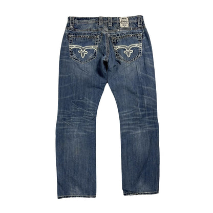 Rock Revival washed jeans Y2K relaxed Tallon
