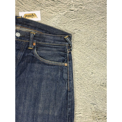 Evisu jeans daicock red letters mighty raw denim Selvedge