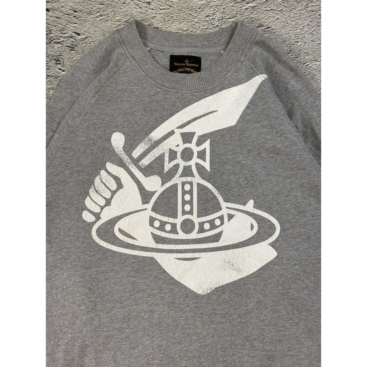 Vivienne Westwood sweatshirt grey big logo