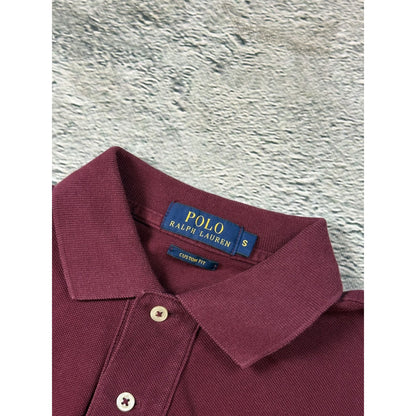Chief Keef Polo Ralph Lauren vintage burgundy T-shirt Y2K