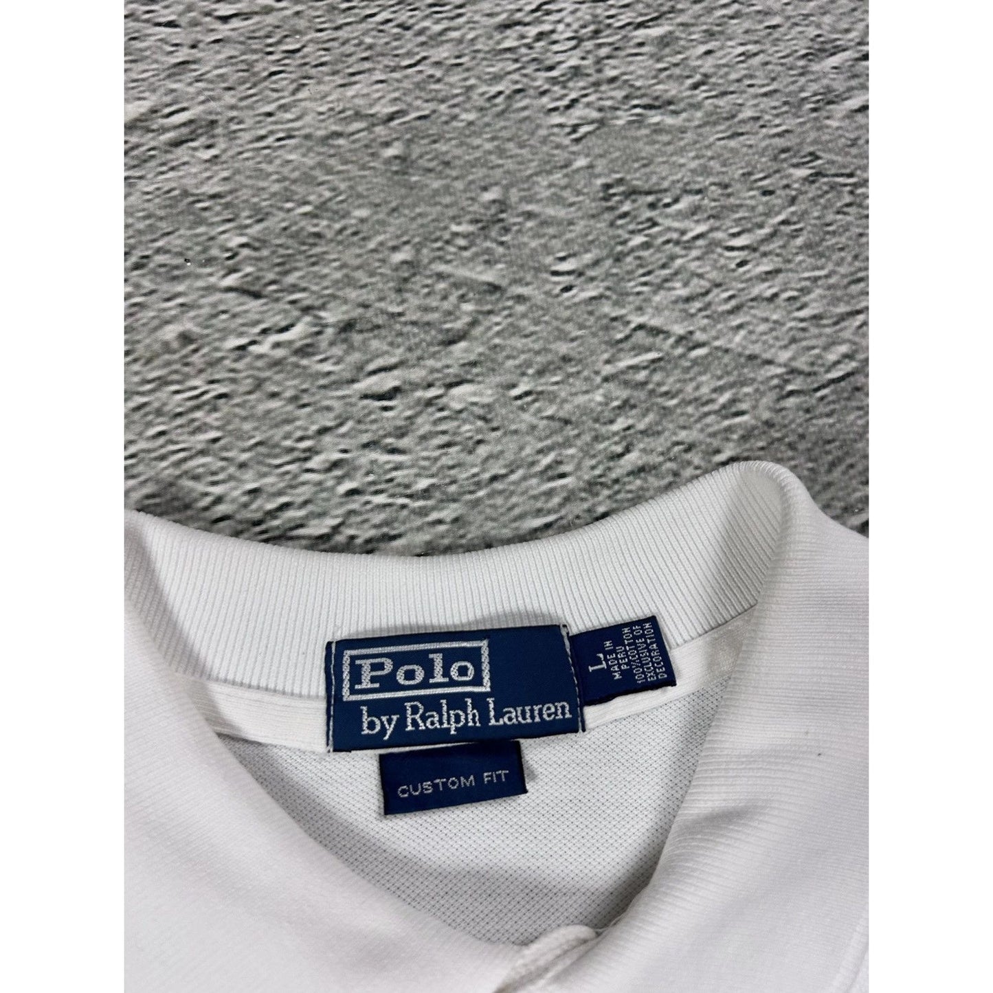 Chief Keef Polo Ralph Lauren longsleeve white big pony navy