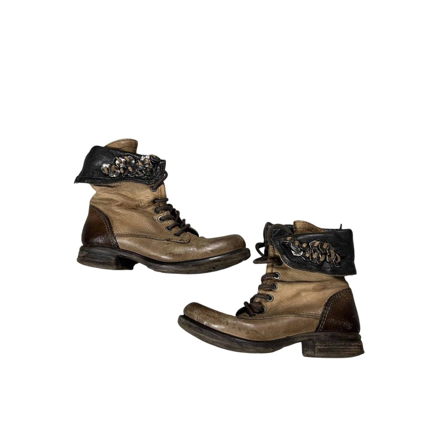 Airstep A.S.98 leather shoes boots cowboy