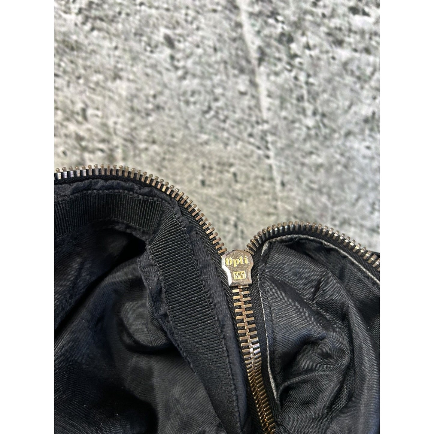 Prada nylon trench coat navy vintage