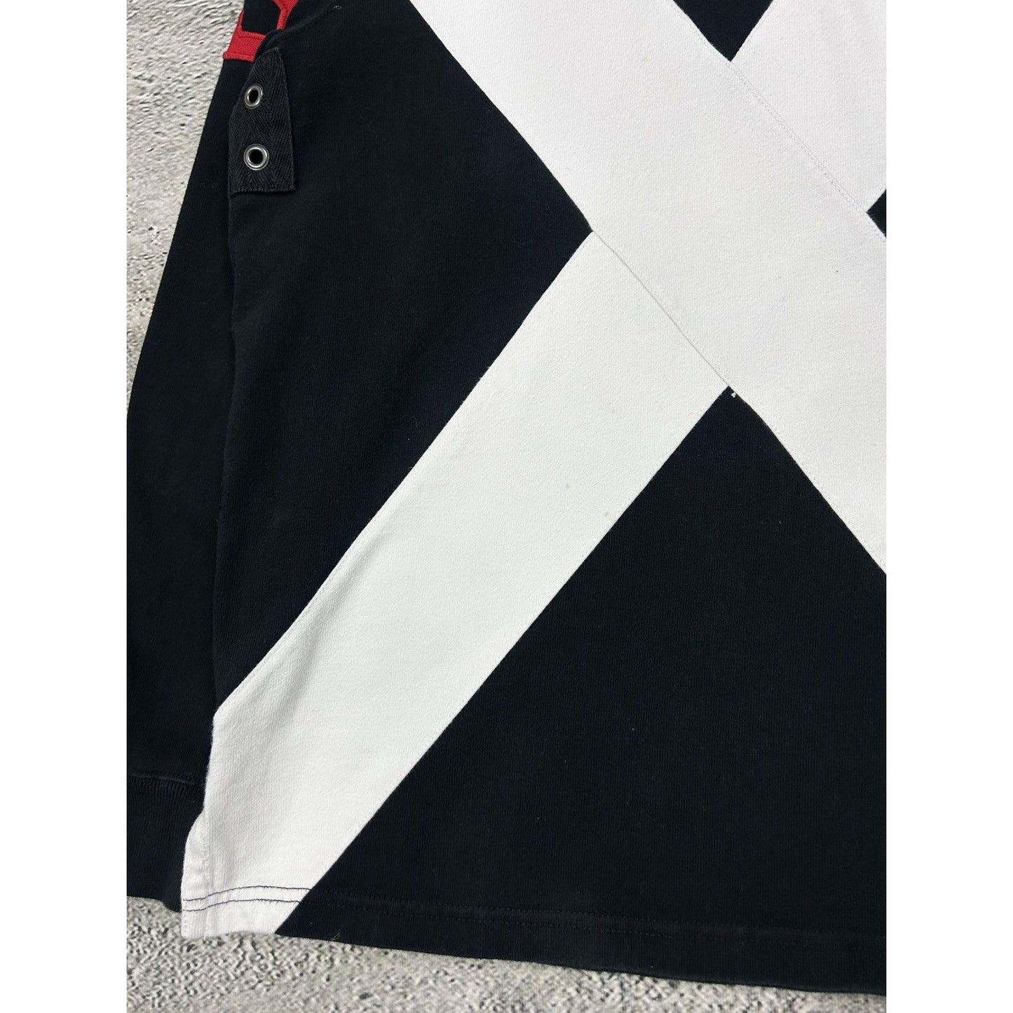 Chief Keef Polo Ralph Lauren black longsleeve white X