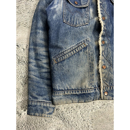 60's Wrangler Sherpa jacket denim vintage blue