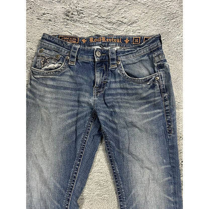 Rock Revival vintage blue jeans Y2K flared Tapy
