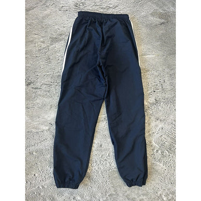 Adidas vintage navy nylon track pants baggy small logo 2000s