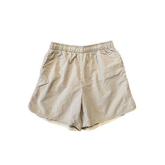 Nike vintage beige shorts small swoosh 2000s