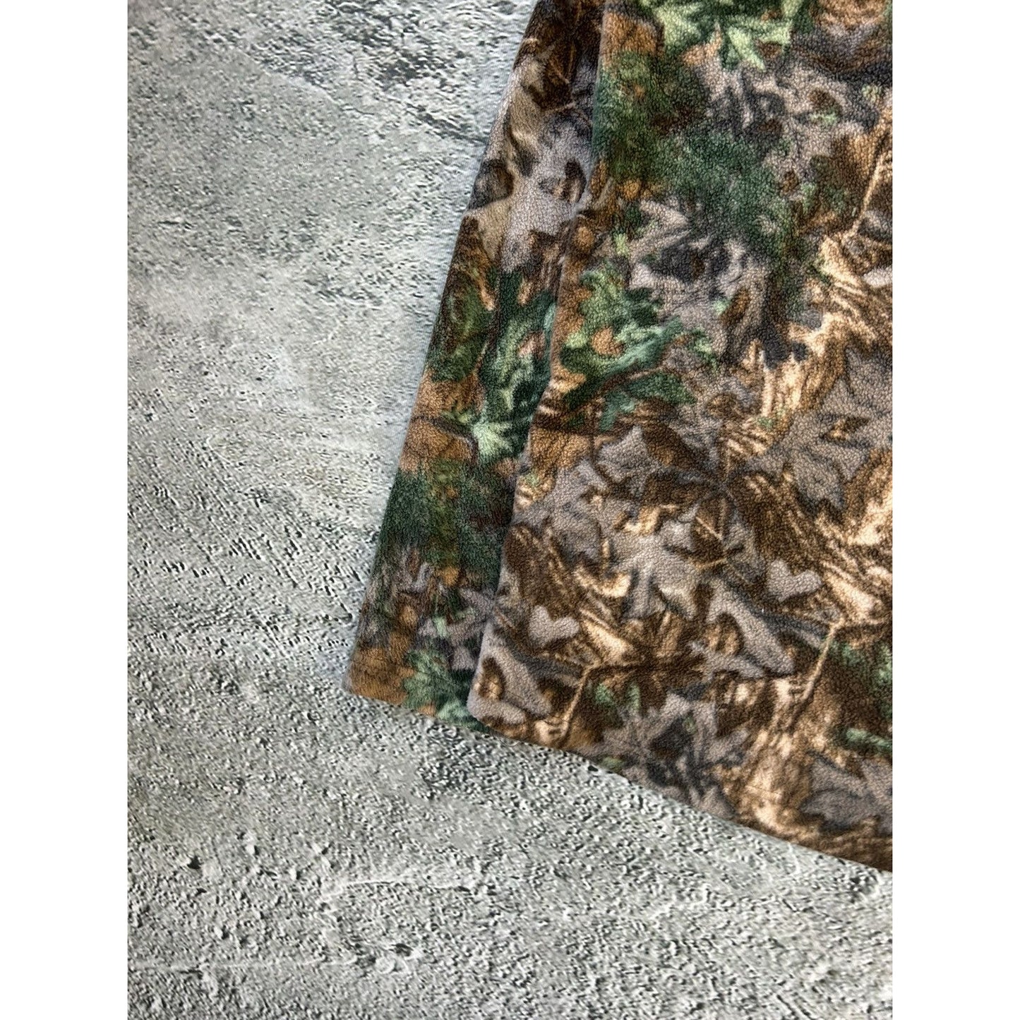 Realtree Camouflage fleece sweatshirt full zip vintage